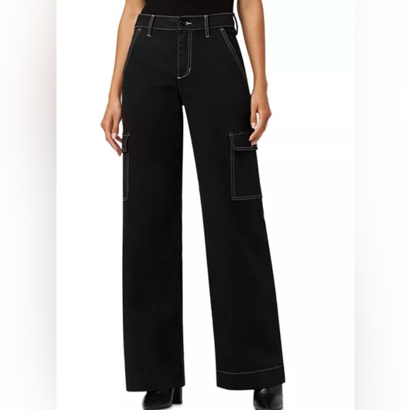 NWT - Joe’s Jeans Collection The Farrah Cargo Pants in Black Size 26 - Picture 14 of 14